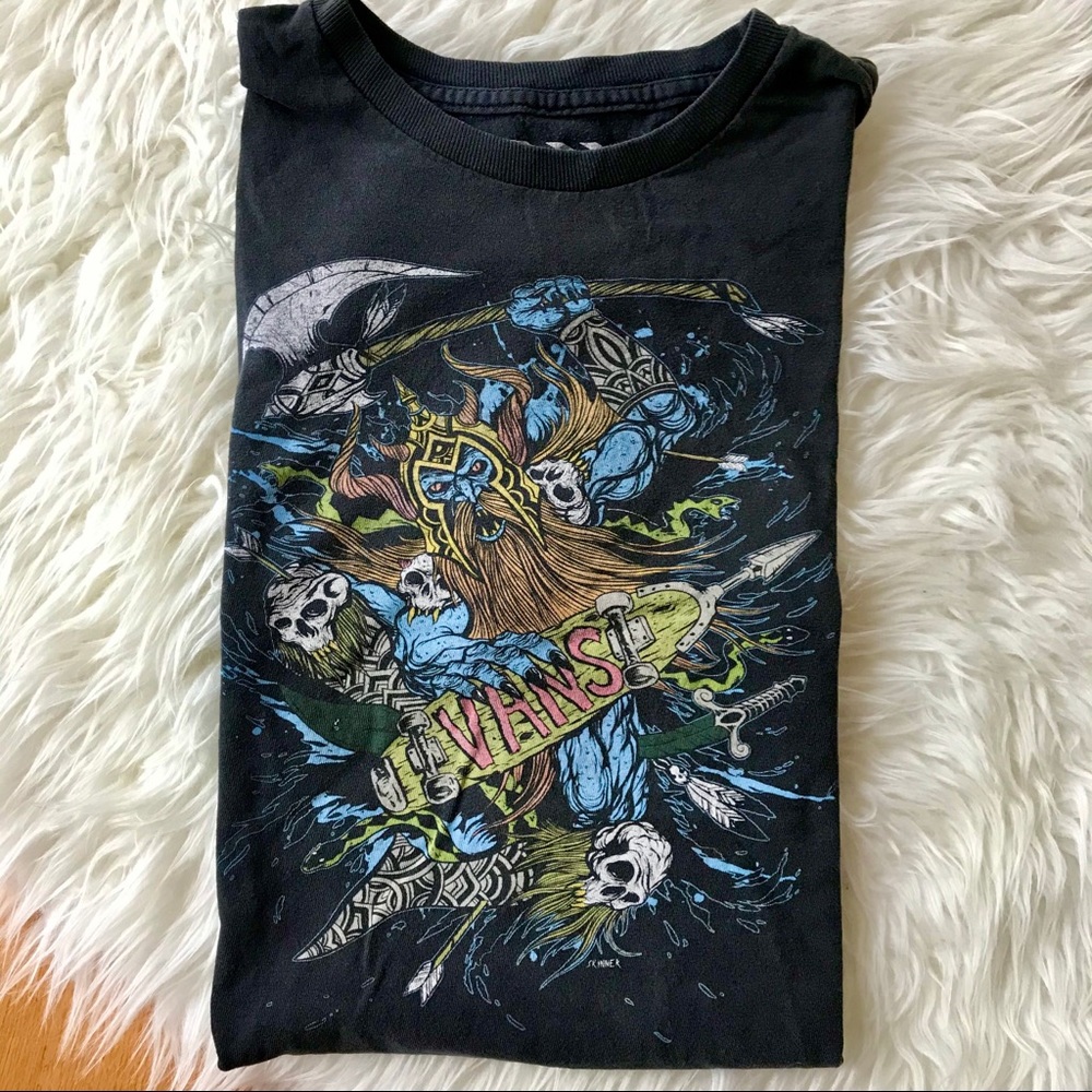 Rare Vans Viking Skater Tee